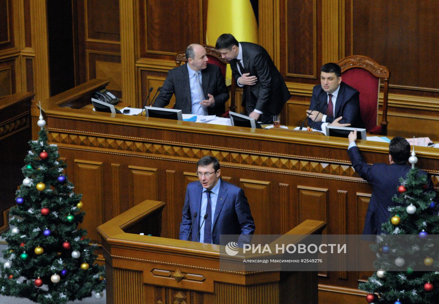 Заседание Верховной рады Украины