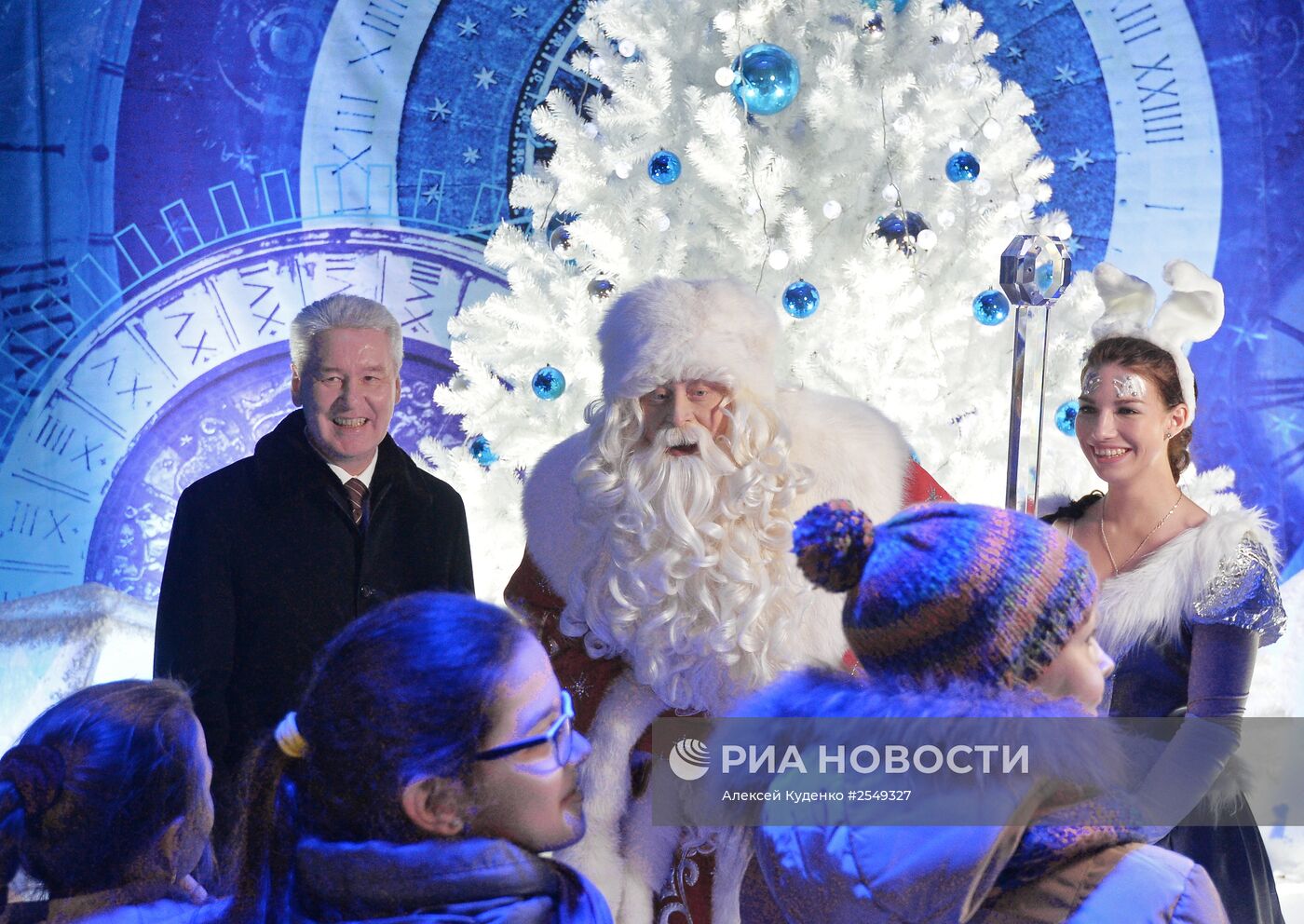 Приезд Деда Мороза в Москву