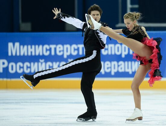Фигурное катание. Чемпионат России. Танцы на льду. Короткая программа