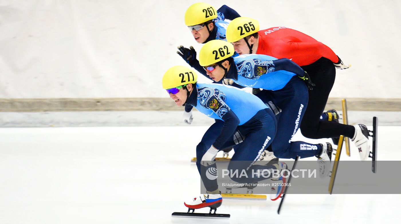 Шорт-трек. Многоборье. Чемпионат России. Первый день