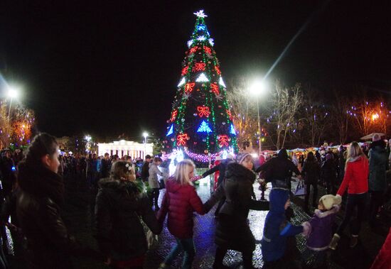 Открытие главной городской елки в Севастополе