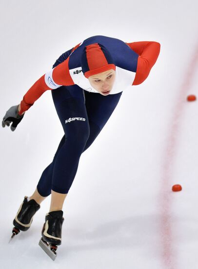 Конькобежный спорт. Многоборье. Чемпионат России. Второй день