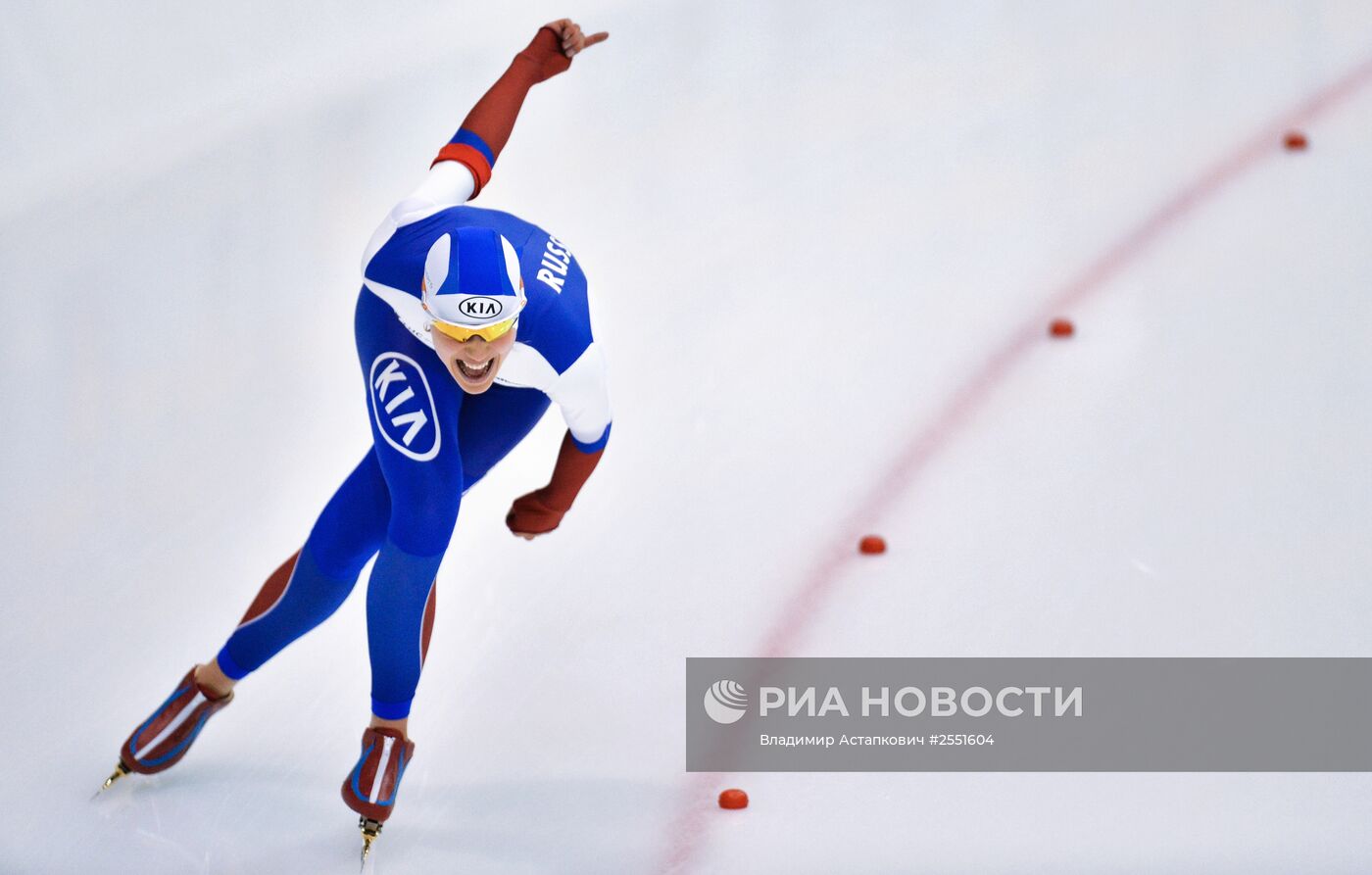 Конькобежный спорт. Многоборье. Чемпионат России. Второй день