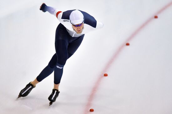 Конькобежный спорт. Многоборье. Чемпионат России. Второй день