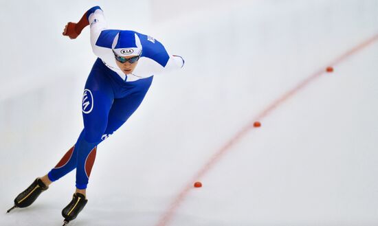 Конькобежный спорт. Многоборье. Чемпионат России. Второй день