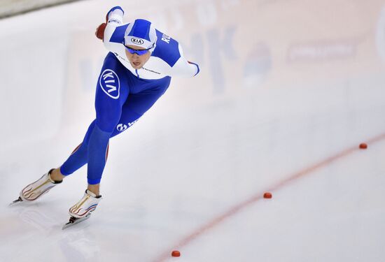 Конькобежный спорт. Многоборье. Чемпионат России. Второй день