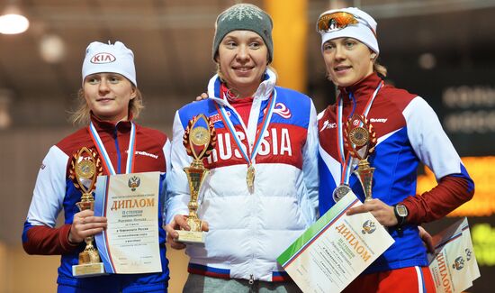 Конькобежный спорт. Многоборье. Чемпионат России. Второй день