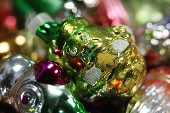 Елочные игрушки, произведенные в СССР