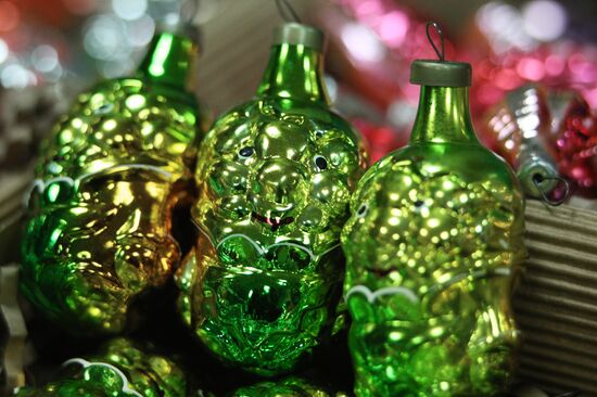 Елочные игрушки, произведенные в СССР