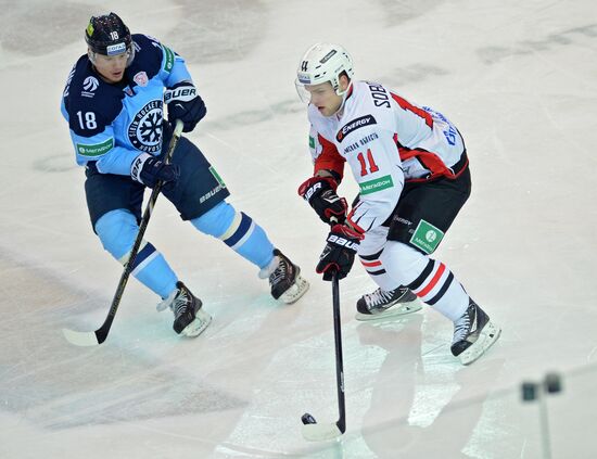 Хоккей. КХЛ. Матч "Сибирь" - "Авангард"