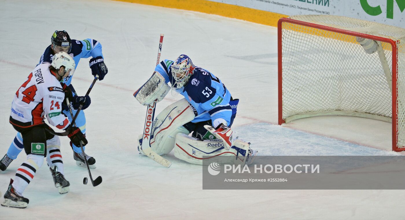 Хоккей. КХЛ. Матч "Сибирь" - "Авангард"