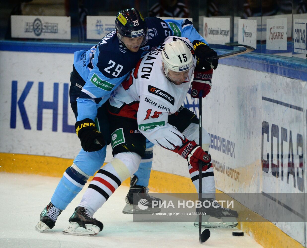 Хоккей. КХЛ. Матч "Сибирь" - "Авангард"