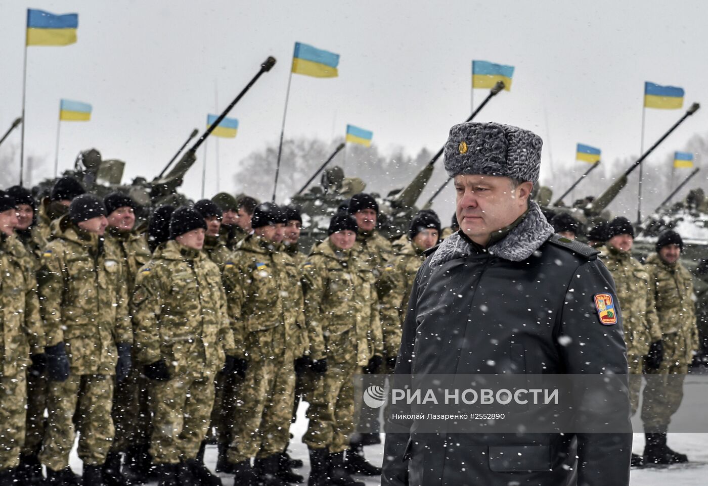 Рабочая поездка президента Украины П.Порошенко в Житомирскую область