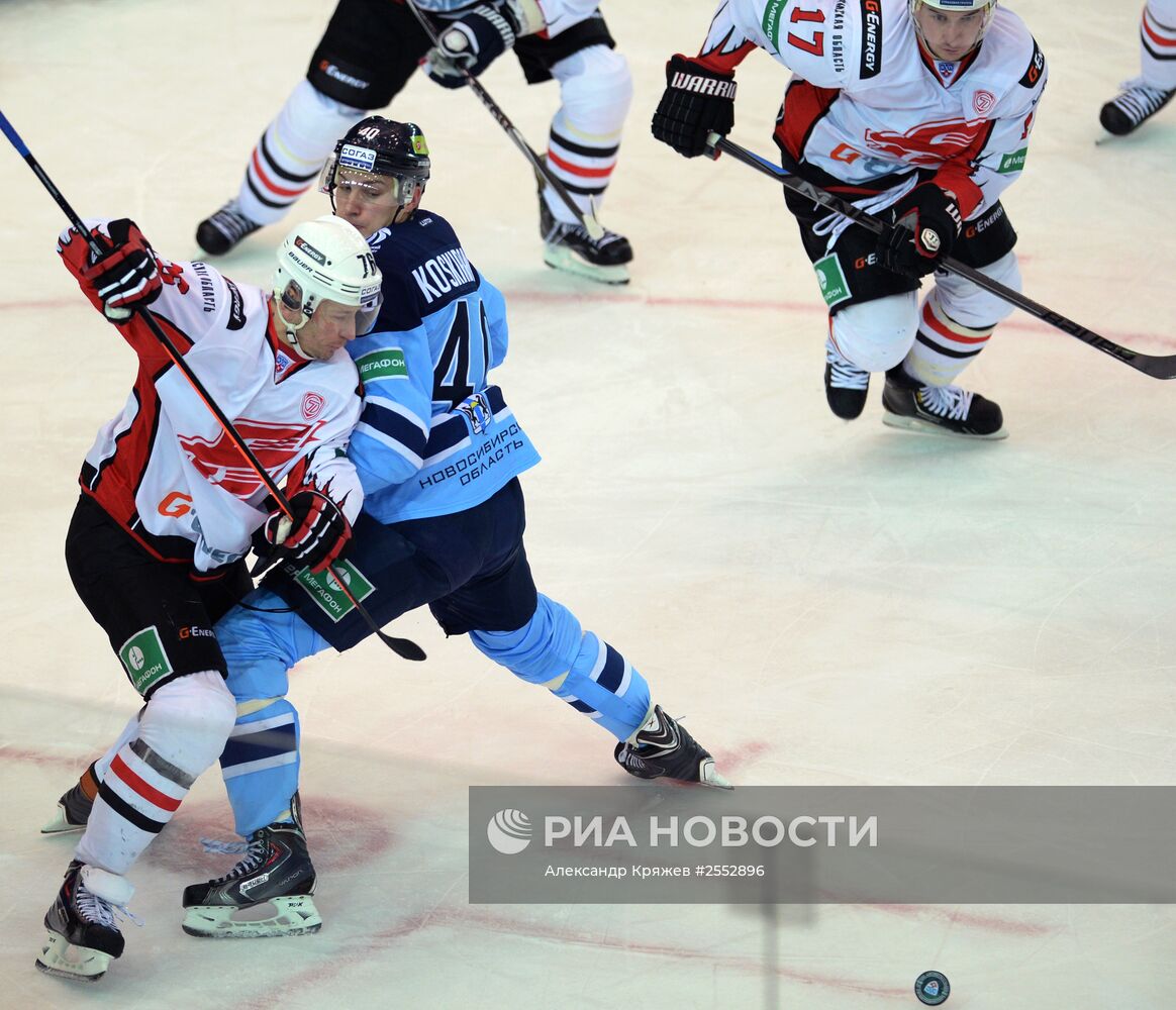 Хоккей. КХЛ. Матч "Сибирь" - "Авангард"