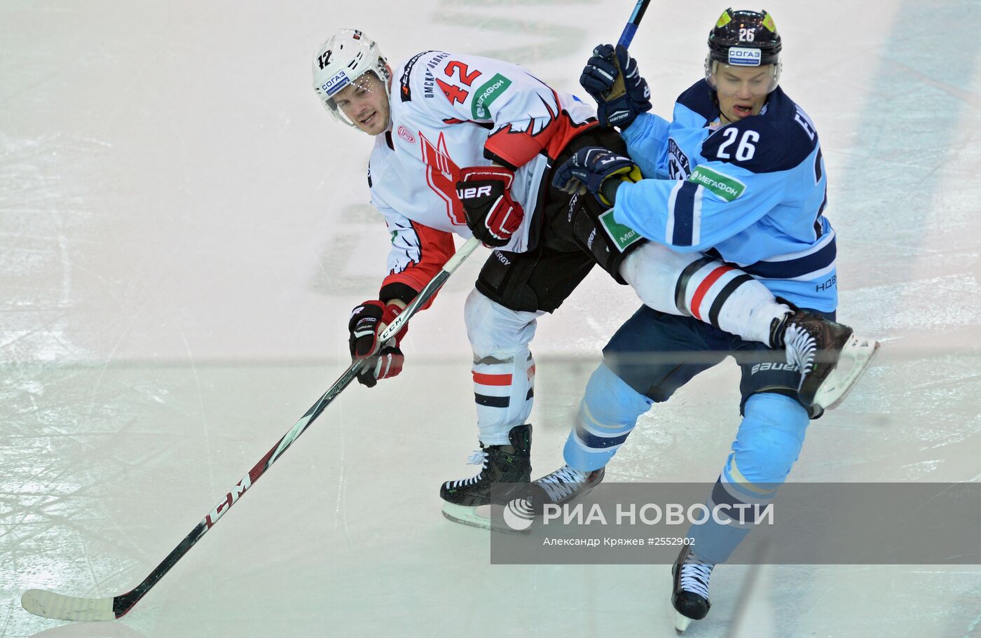 Хоккей. КХЛ. Матч "Сибирь" - "Авангард"