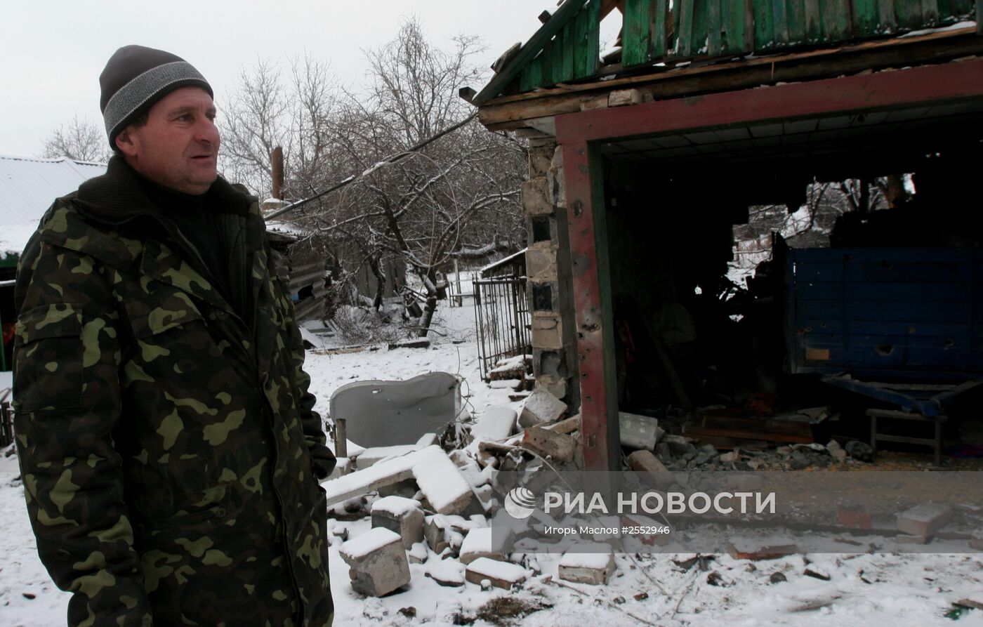 Последствия обстрела Донецка украинскими силовиками