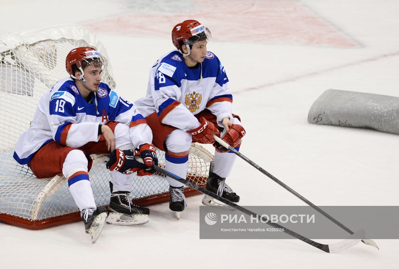 Хоккей. Молодежный ЧМ. Матч Канада - Россия