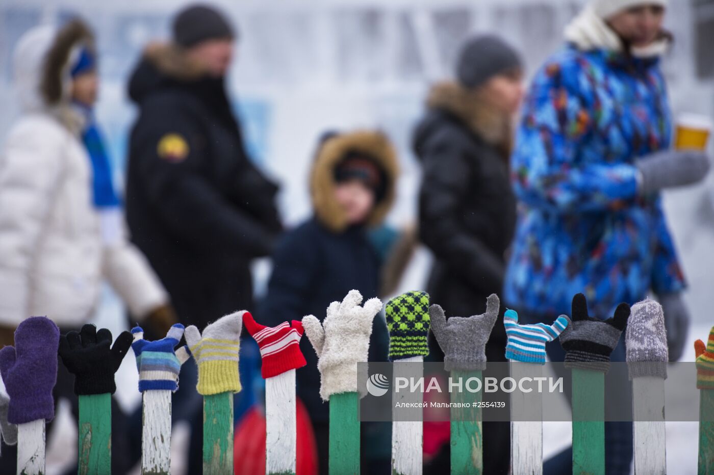 Ледовый городок "Беловодье" в Омске