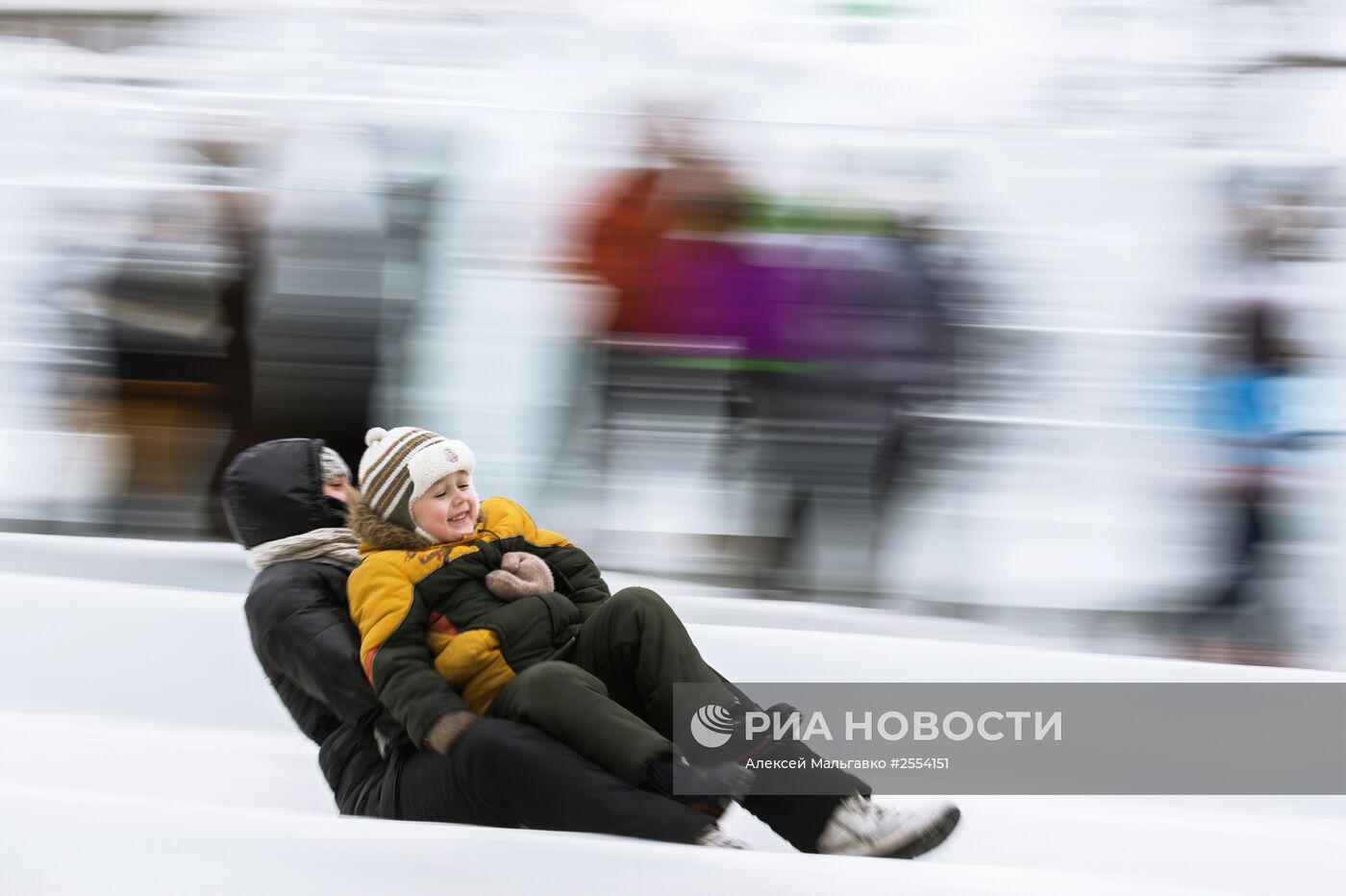 Ледовый городок "Беловодье" в Омске