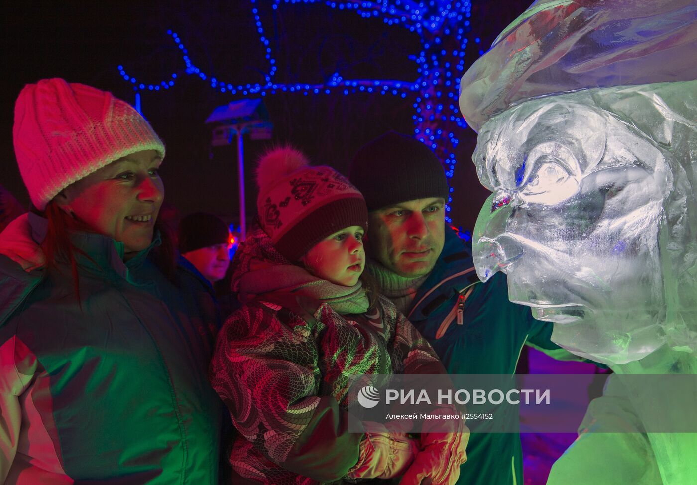 Ледовый городок "Беловодье" в Омске