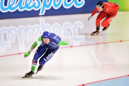 Конькобежный спорт. Чемпионат Европы. Первый день