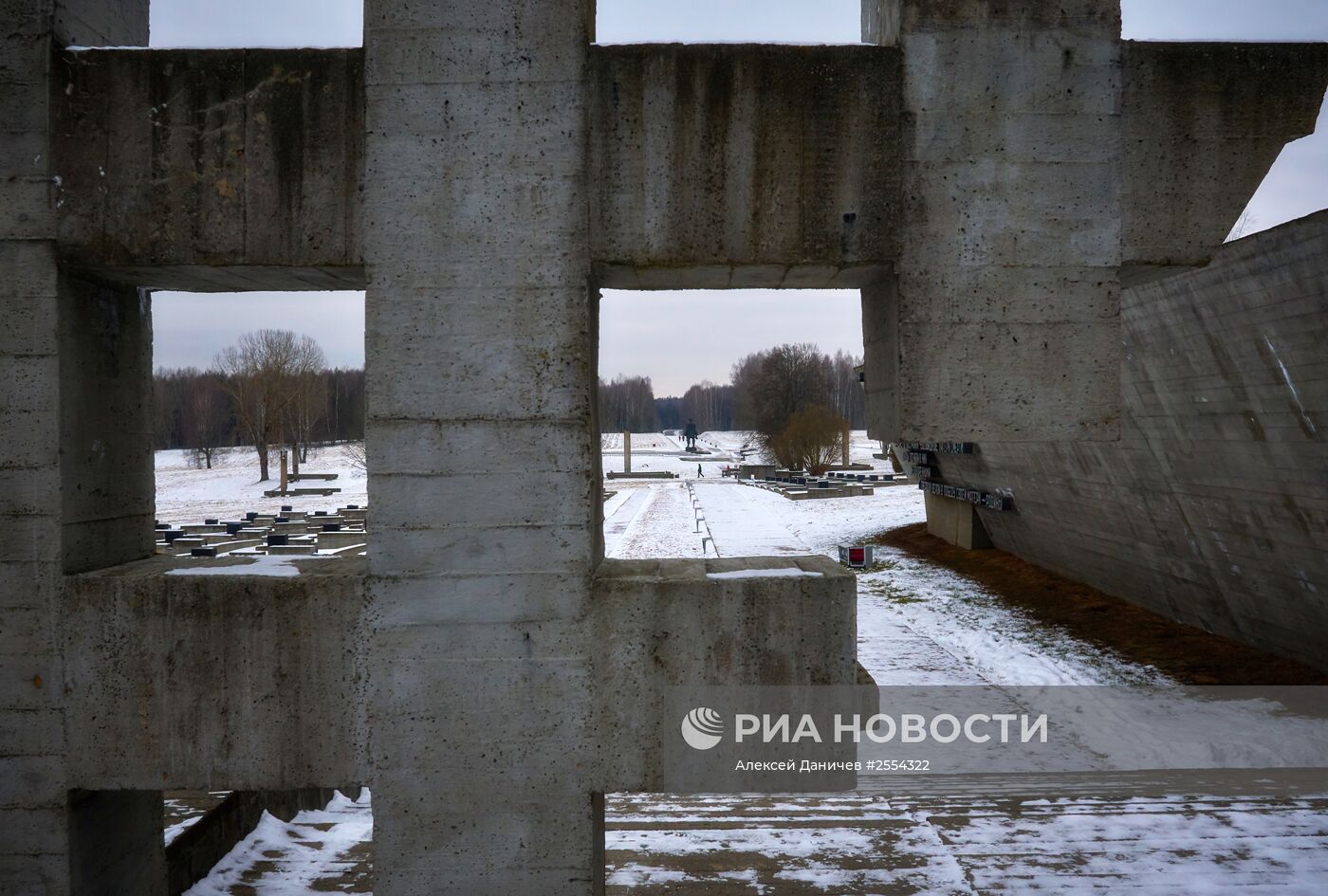 Мемориальный комплекс "Хатынь" в Белоруссии