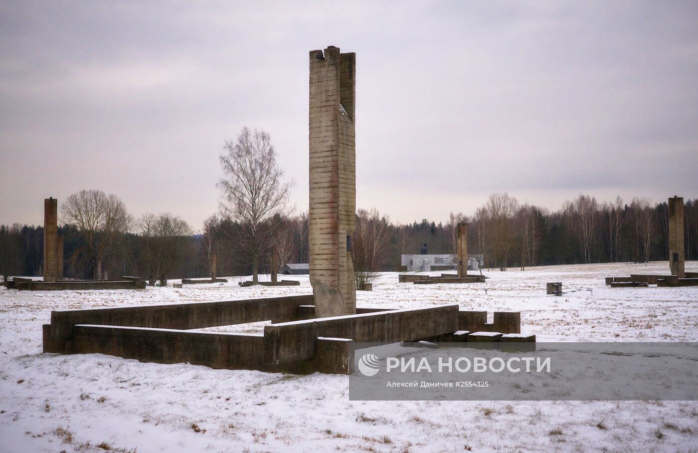 Мемориальный комплекс "Хатынь" в Белоруссии