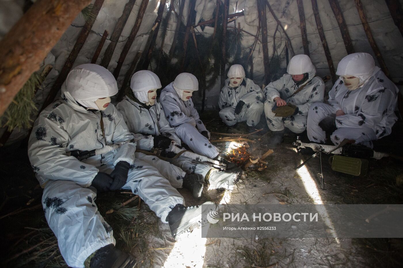 Тренировка курсантов Арктического подразделения ДВВКУ