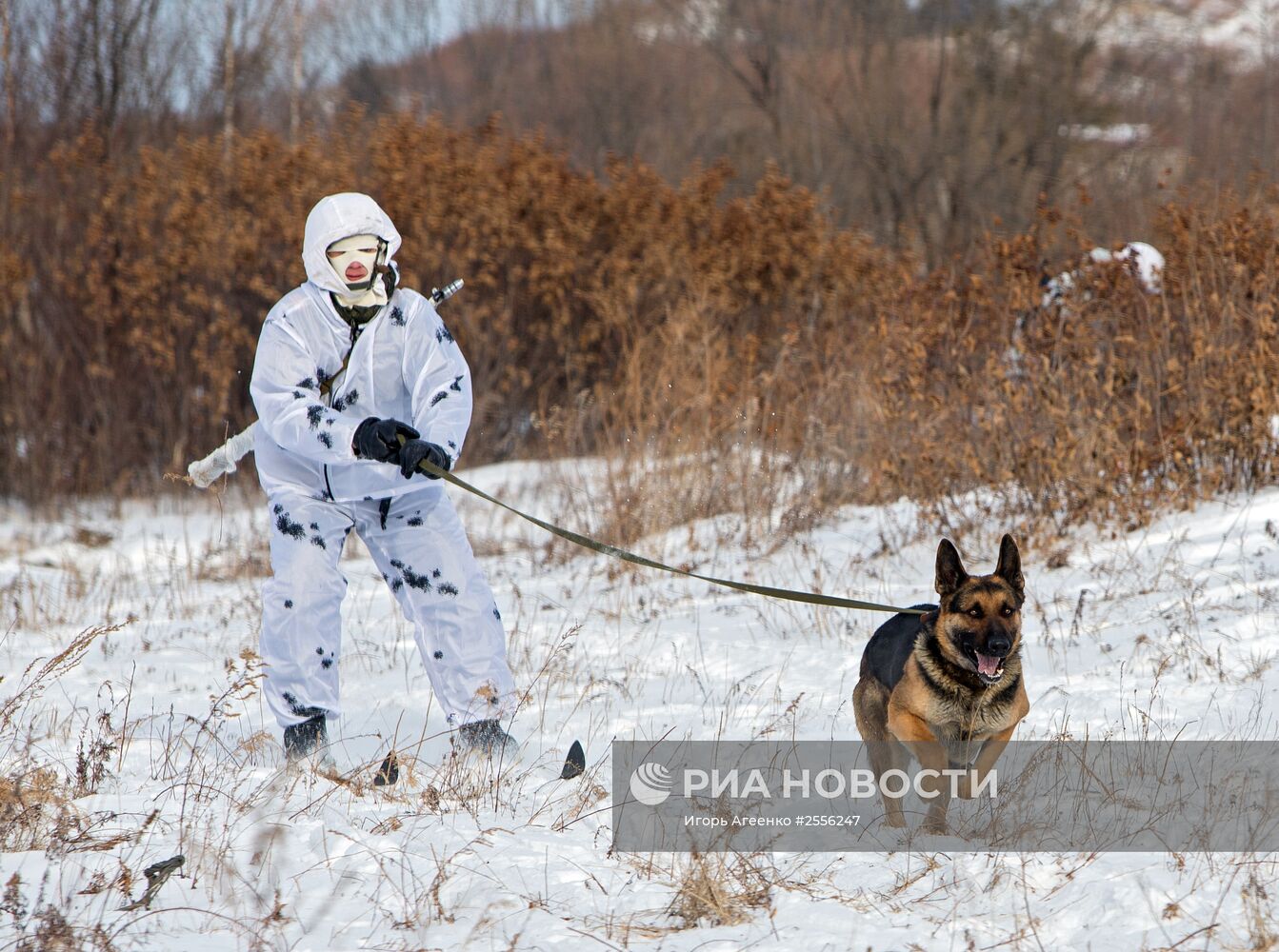 Тренировка курсантов Арктического подразделения ДВВКУ