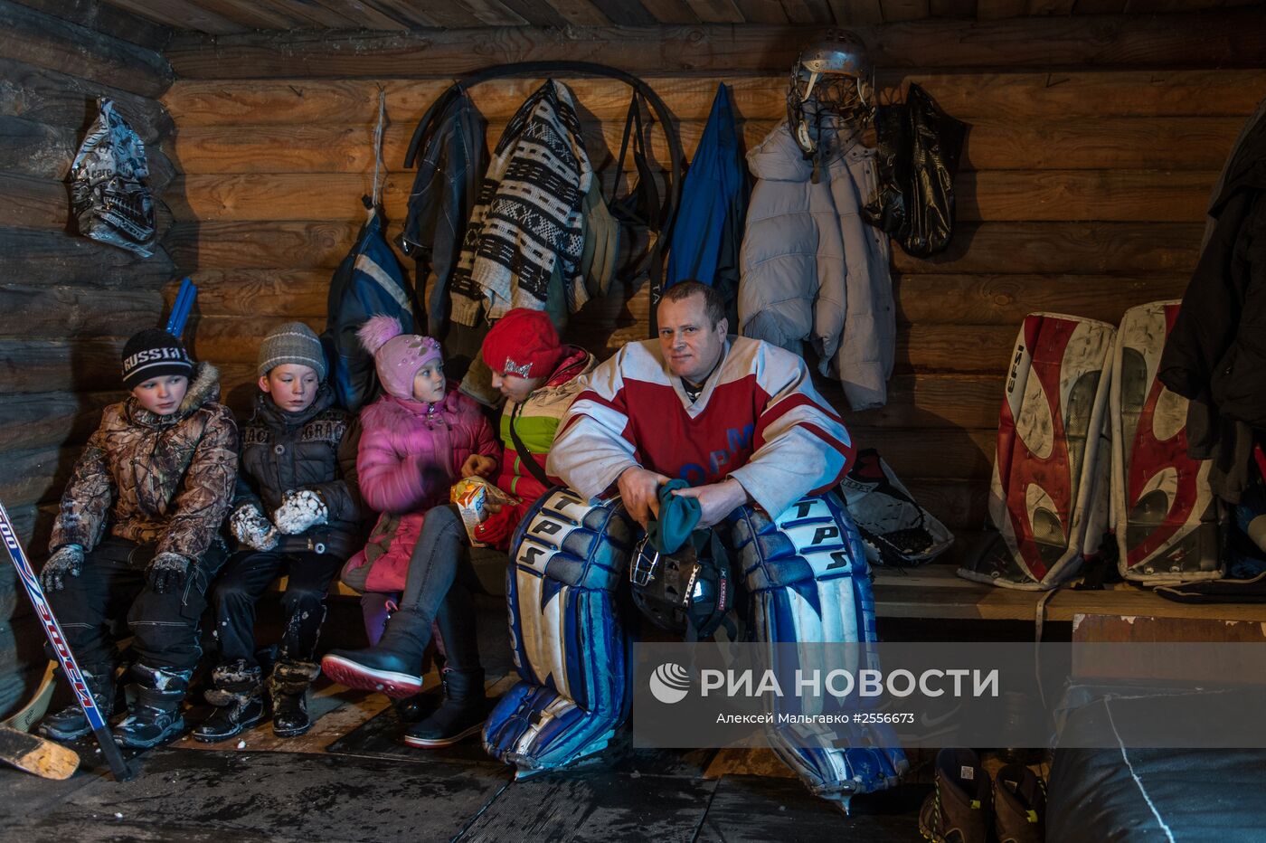 Сельский хоккей в Омской области