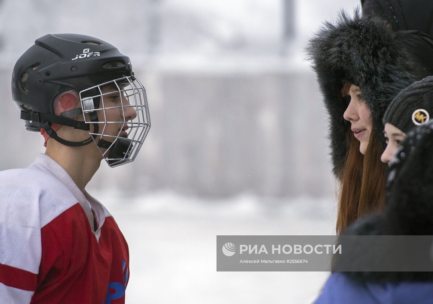 Сельский хоккей в Омской области