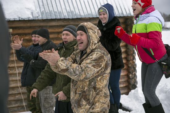 Сельский хоккей в Омской области