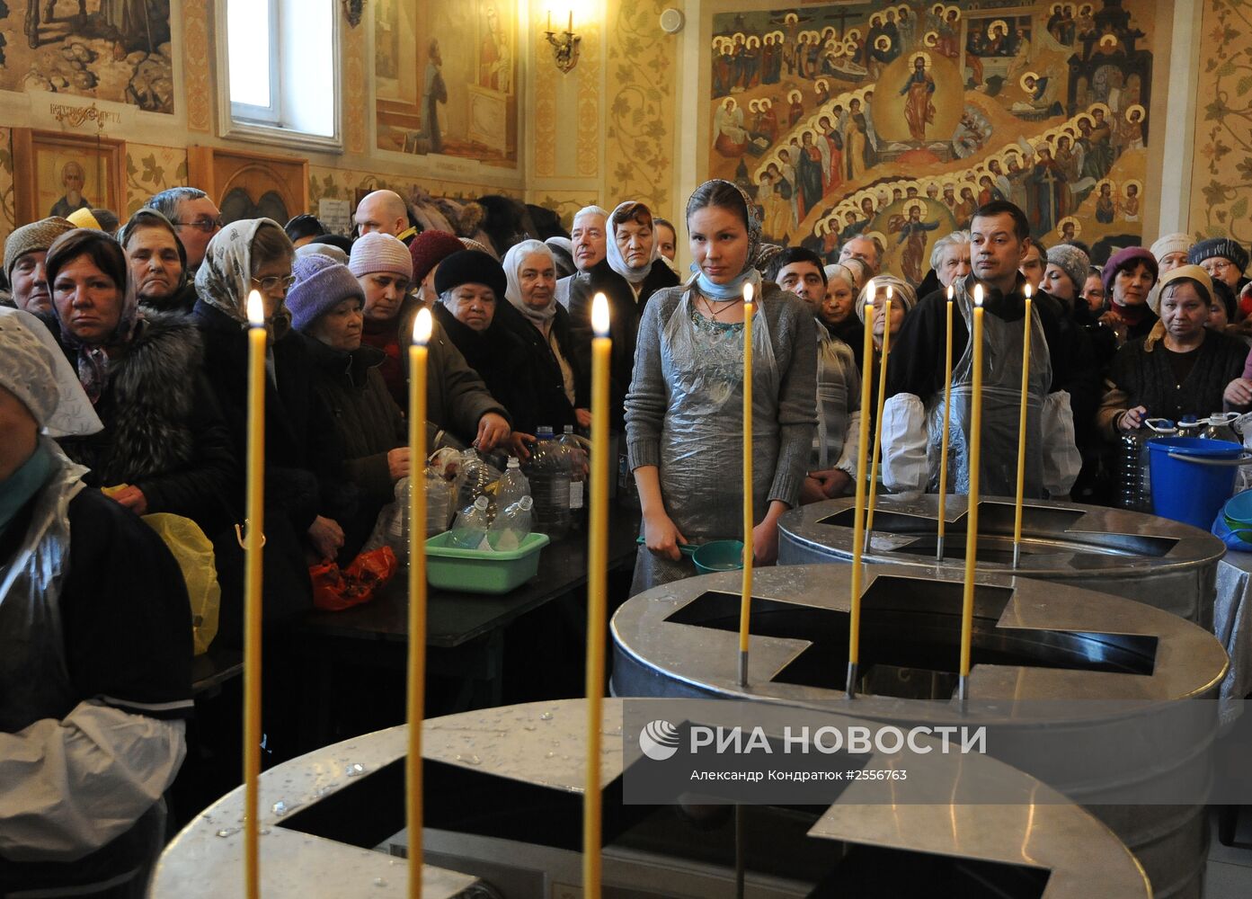 Освящение воды в Крещенский сочельник