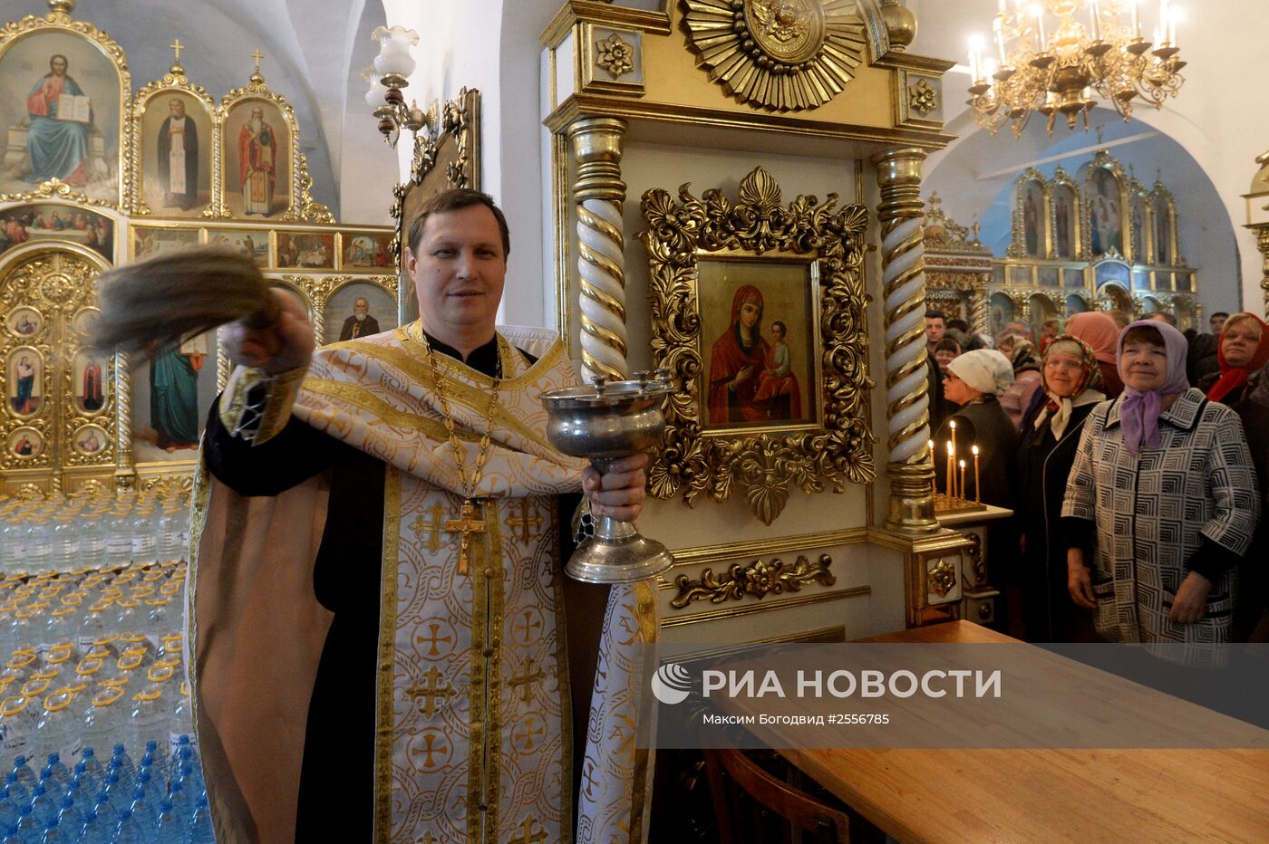 Освящение воды в Крещенский сочельник