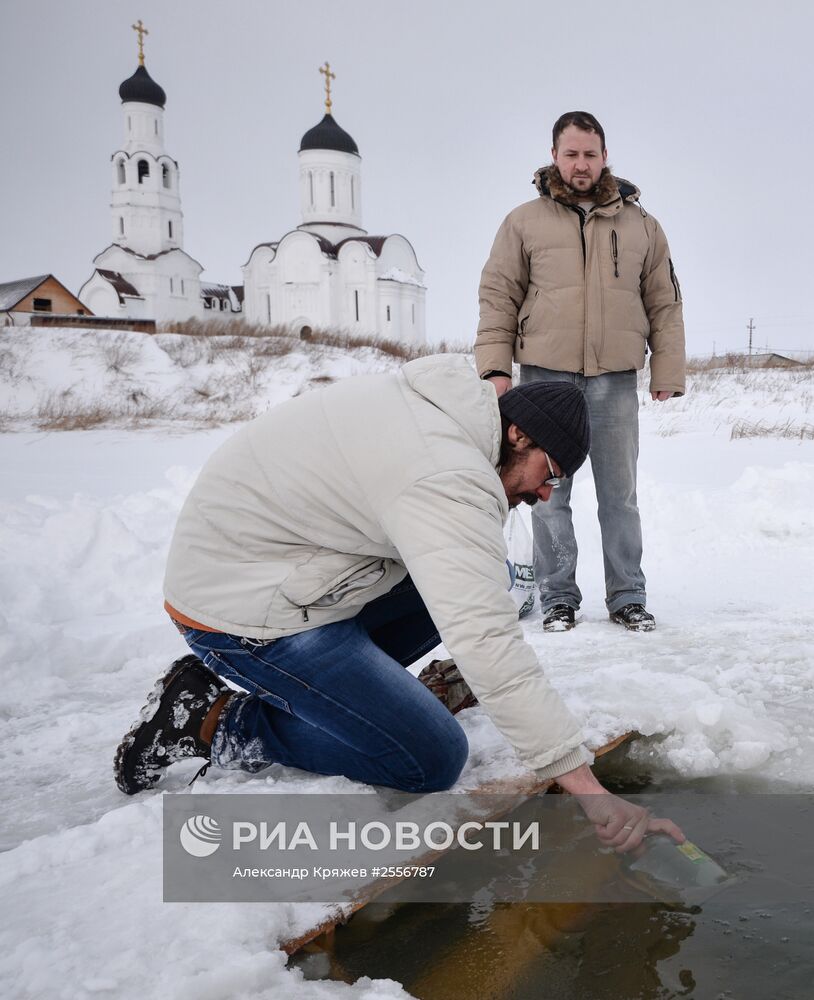 Освящение воды в Крещенский сочельник