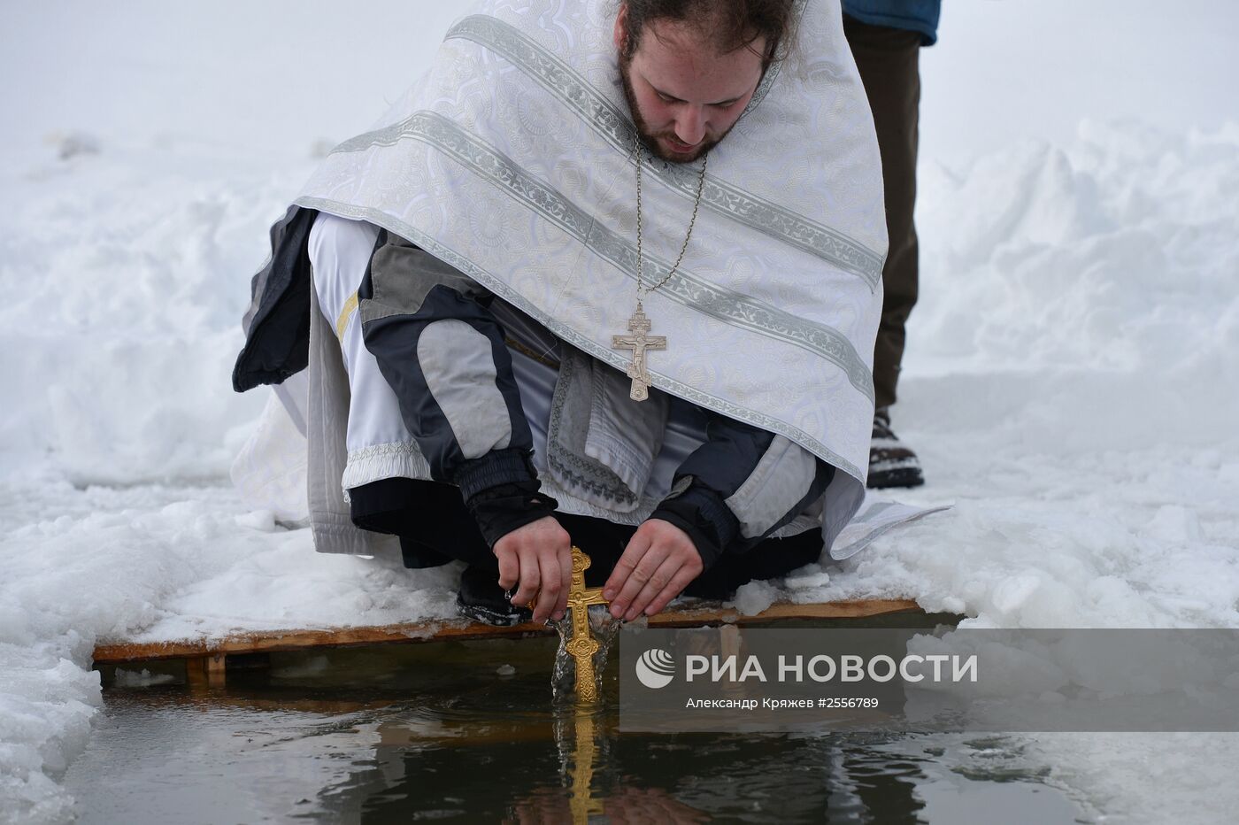 Освящение воды в Крещенский сочельник