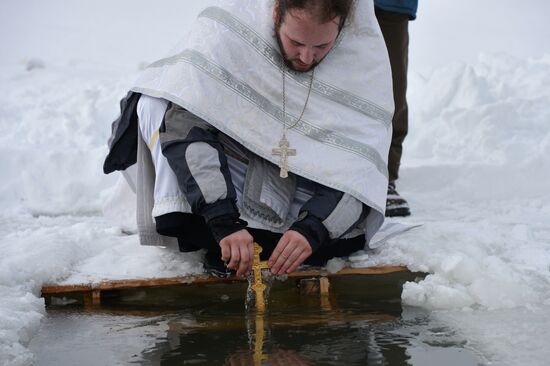 Освящение воды в Крещенский сочельник