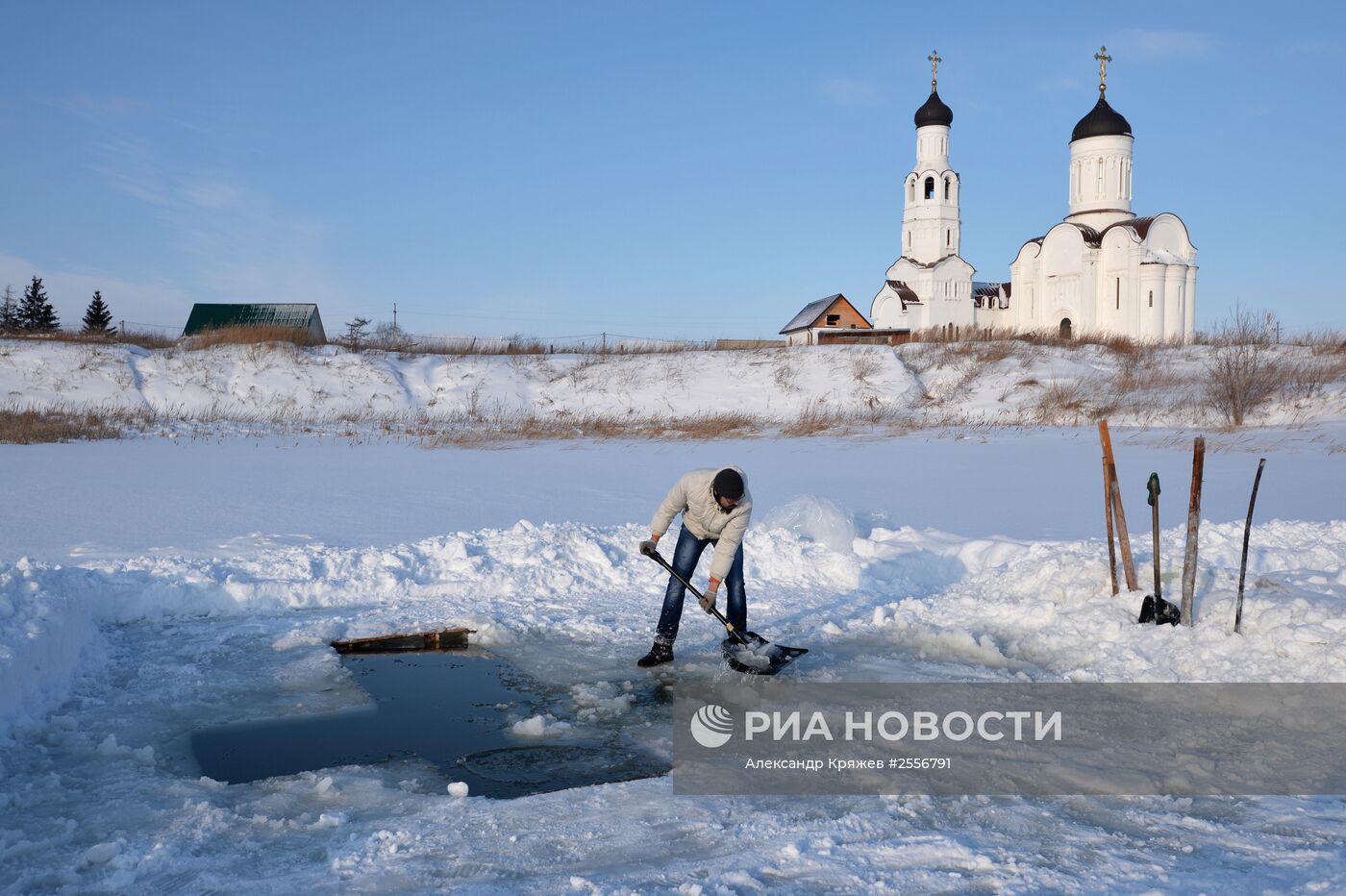 Освящение воды в Крещенский сочельник