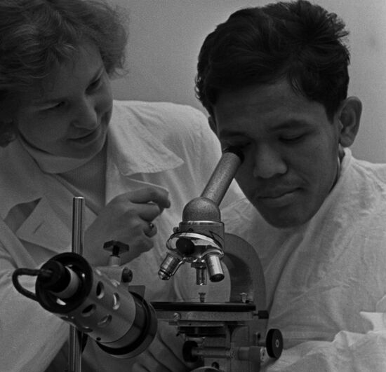 Студенты УДН им. Патриса Лумумбы