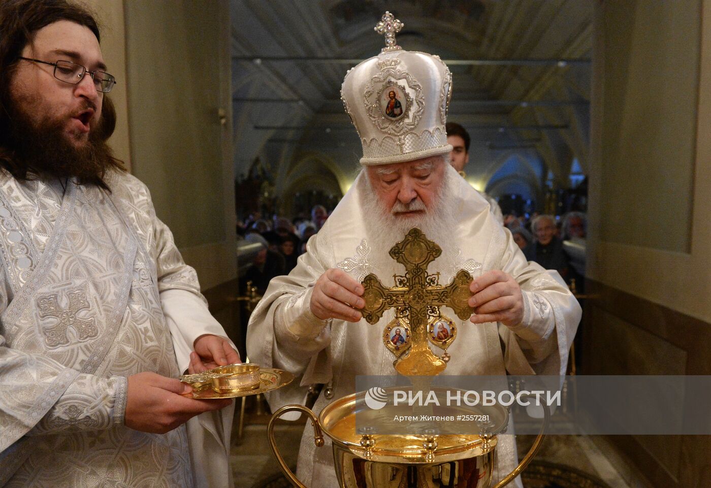 Освящение воды в Крещенский сочельник