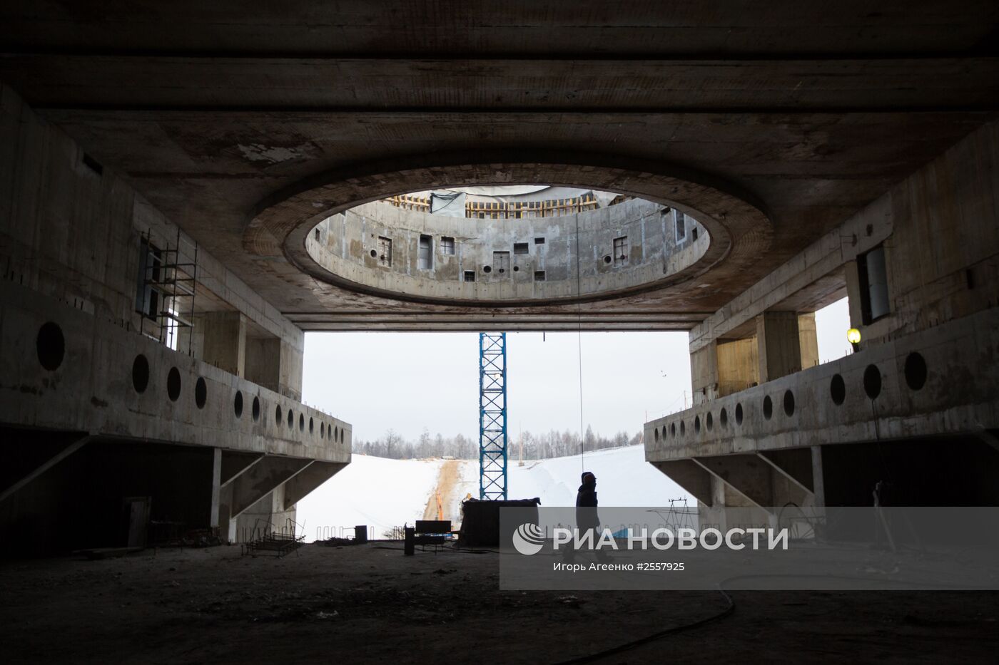 Строительство космодрома "Восточный" в Амурской области