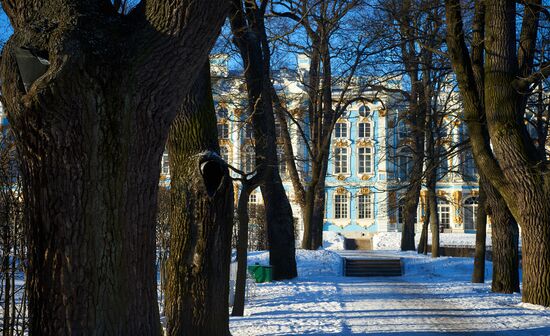 Царскосельский парк в Санкт-Петербурге