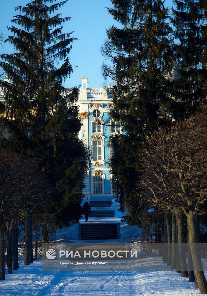 Царскосельский парк в Санкт-Петербурге