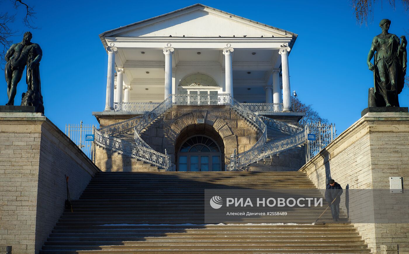 Царскосельский парк в Санкт-Петербурге