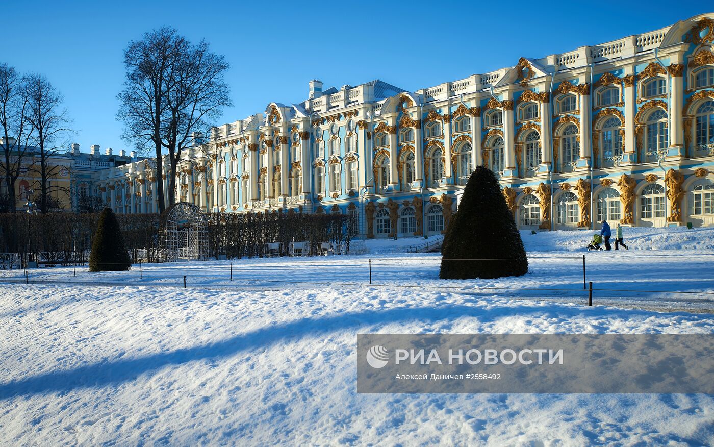 Царскосельский парк в Санкт-Петербурге