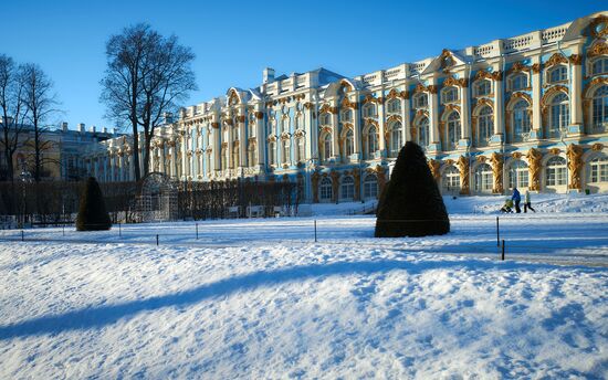 Царскосельский парк в Санкт-Петербурге