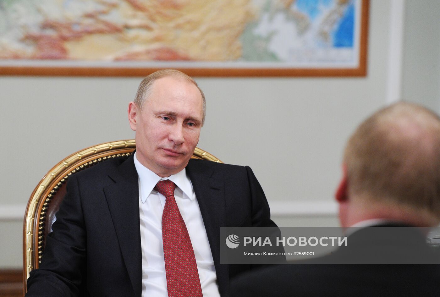 Президент РФ В.Путин встретился с председателем правления "РОСНАНО" А.Чубайсом