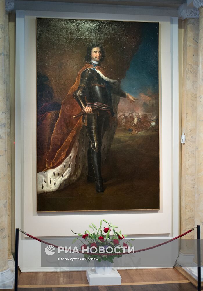 Открытие выставки "Антуан Пэн. Портрет Петра Великого" в Эрмитаже