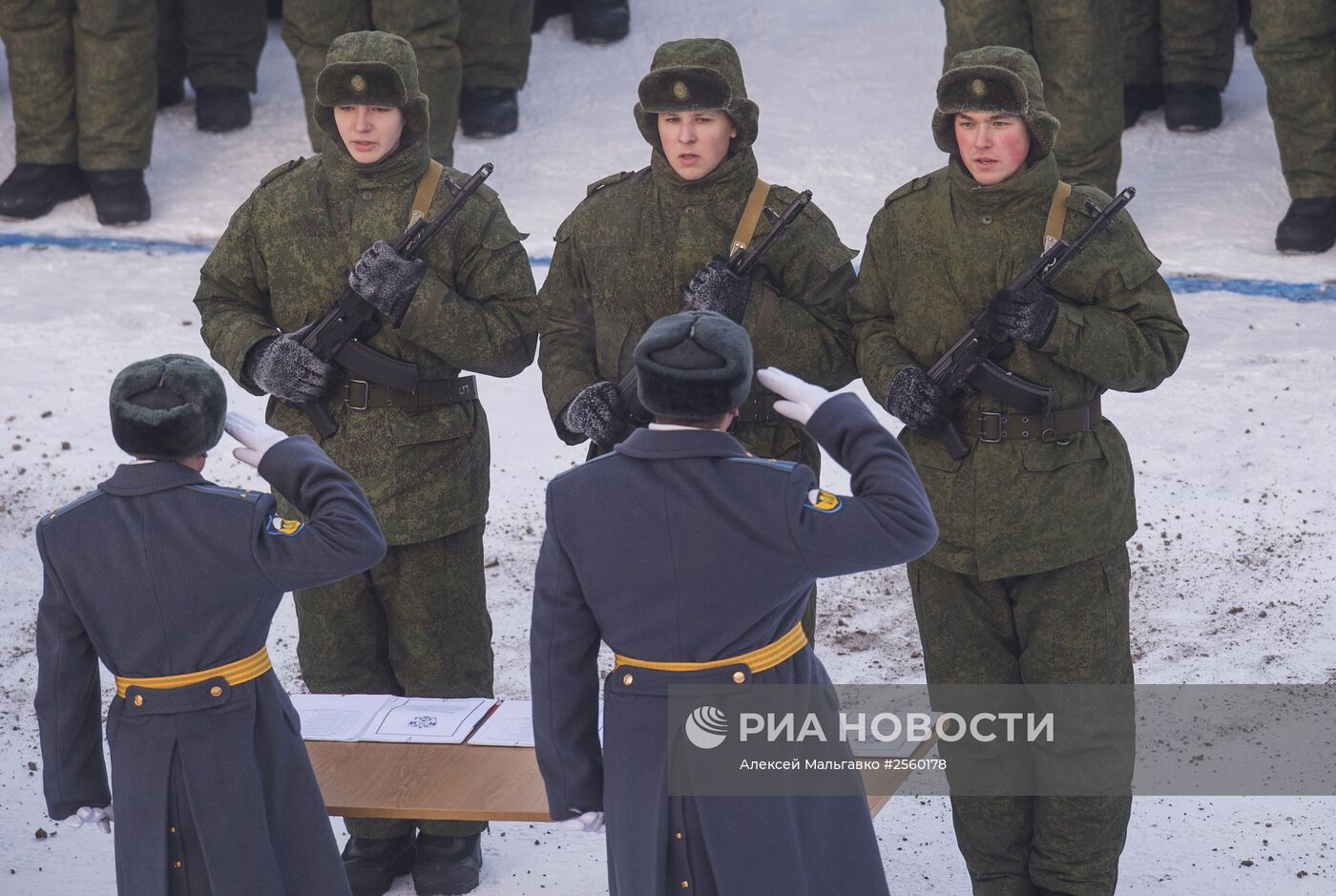 Принятие Военной присяги военнослужащими Воздушно-десантных войск