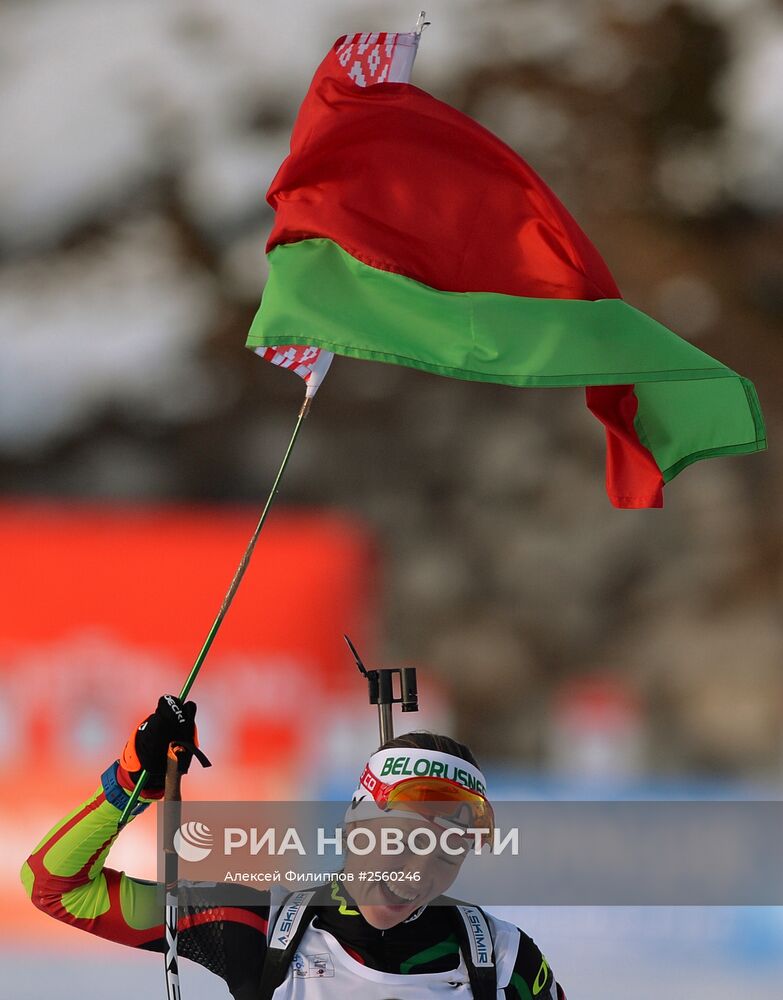 Биатлон. VI этап Кубка мира. Женщины. Гонка преследования